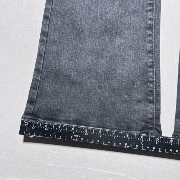 We The Free Jayde Jeans Womens 25 Gray High Rise Retro Flare Waist Double Button - Picture 15 of 15